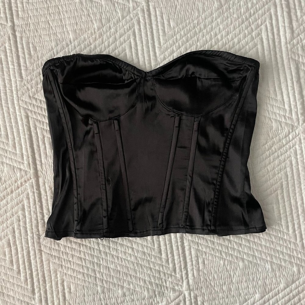 Black corset top